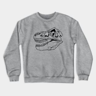 T-Rex Dinosaur Skull Crewneck Sweatshirt